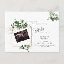 Ultrasound Binnenkort verkrijgbaar Baby shower wit