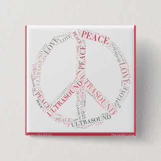 ULTRASOUND BUTTON - VREDESLOVE EN ULTRASOUND