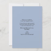 Ultrasound Dank u wel, het is koud buiten Baby sho Bedankkaart (Achterkant)