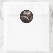 Ultrasound Foto Baby shower Dank u zegel (Tas)