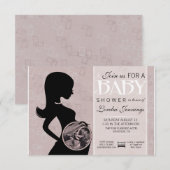 Ultrasound Foto Baby Shower Uitnodiging (Voorkant / Achterkant)