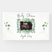 Ultrasound Foto Greeneral Neutraal Baby shower Spandoek (Horizontaal)