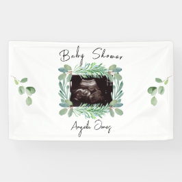 Ultrasound Foto Greeneral Neutraal Baby shower Spandoek