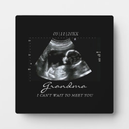 Ultrasound Gifts for Grandma Sonogram Baby Foto Fotoplaat