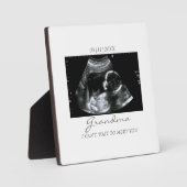 Ultrasound Gifts for Grandma Sonogram Baby Foto Fotoplaat (Voorkant)