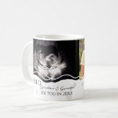 Ultrasound Grandparents Pregnancy Announcement Koffiemok (Voorkant links)