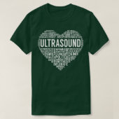Ultrasound hart t-shirt (Design voorkant)