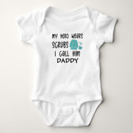 Ultrasound papa - verpleegsterskleding - echoscopi romper