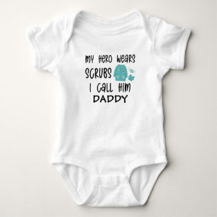 Ultrasound papa - verpleegsterskleding - echoscopi romper