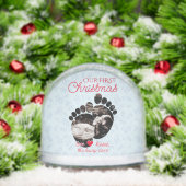 Ultrasound Pregnancy Announcement 1st Christmas Sneeuwbol (Kerstmis)