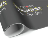 Ultrasound Sonographer Scan Sonography Professie Cadeaupapier (Rol Hoek)