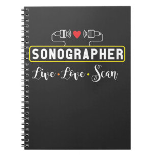 Ultrasound Sonographer Scan Sonography Professie Notitieboek