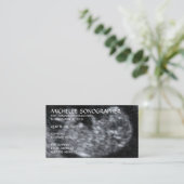 Ultrasound Sonographer Visitekaartje (Staand voorkant)