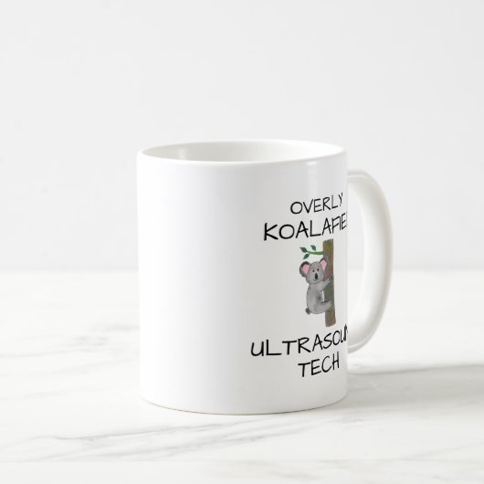 Ultrasound Tech Sonographer Gift Koffiemok (Voorkant rechts)