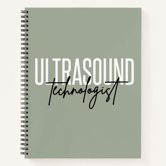 Ultrasound Technologist | Ultrasound Tech Gifts Notitieboek (Voorkant)