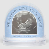 Ultrasound We Love You Already Keepsake Sneeuwbol (Achterkant)