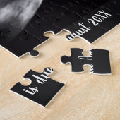 Ultrasound Zwangerschapsaankondiging Gepersonalise Legpuzzel (Zijkant)