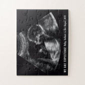 Ultrasound Zwangerschapsaankondiging Gepersonalise Legpuzzel (Verticaal)