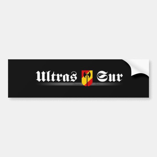 ultrassur Ultras Sur Real Madrid Bumpersticker (Voorkant)