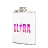 Ultratuurroze Paarse regenboog Heupfles (Links)