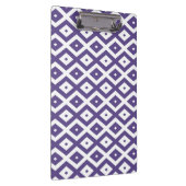 Ultraviolet en wit diamantpatroon klembord (Rechts)