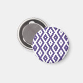 Ultraviolet en wit diamantpatroon magneet (Voorkant / Achterkant)