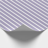 Ultraviolet en wit vijf strips cadeaupapier (Hoek)