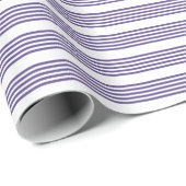 Ultraviolet en wit vijf strips cadeaupapier (Rol Hoek)
