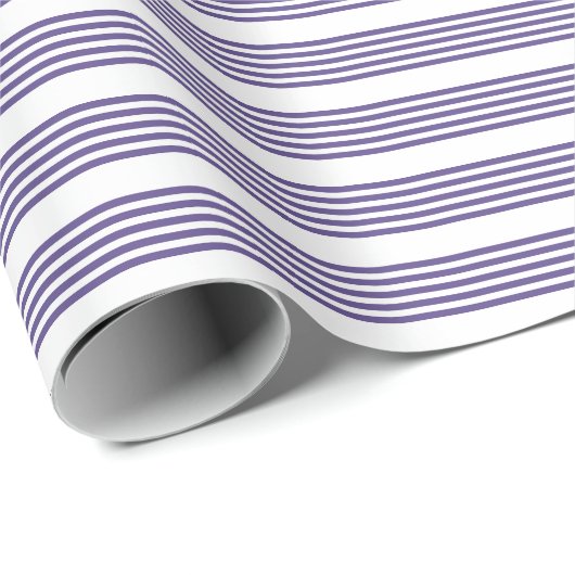 Ultraviolet en wit vijf strips cadeaupapier (Rol Hoek)