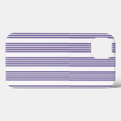 Ultraviolet en wit vijf strips Case-Mate iPhone case (Achterkant (horizontaal))