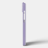 Ultraviolet en wit vijf strips Case-Mate iPhone case (Achterkant / Links)