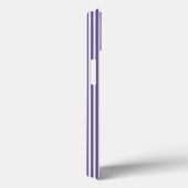 Ultraviolet en wit vijf strips Case-Mate iPhone case (Achterkant / Rechts)