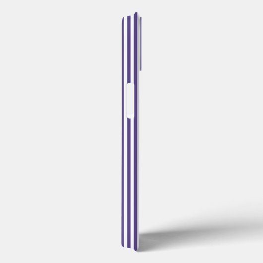 Ultraviolet en wit vijf strips Case-Mate iPhone case (Achterkant / Rechts)