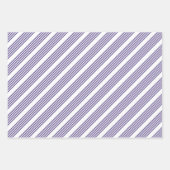 Ultraviolet en wit vijf strips inpakpapier vel (Voorkant 2)