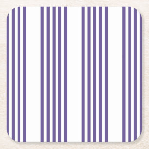 Ultraviolet en wit vijf strips kartonnen onderzetters