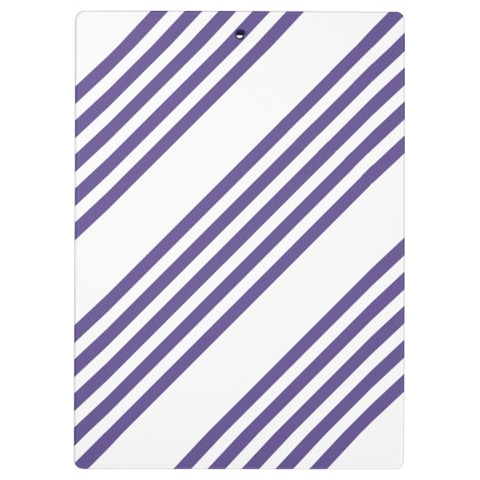 Ultraviolet en wit vijf strips klembord (Achterkant)