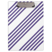 Ultraviolet en wit vijf strips klembord (Voorkant)