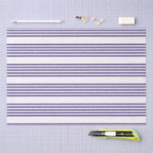 Ultraviolet en wit vijf strips tissuepapier (Craft)
