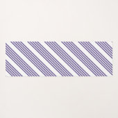 Ultraviolet en wit vijf strips yogamat (Achterkant (horizontaal))