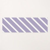 Ultraviolet en wit vijf strips yogamat (Voorkant (horizontaal))