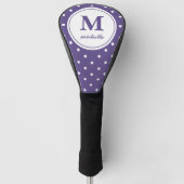 Ultraviolet | Golf | DOT gepersonaliseerd monogram Golfheadcover (Voorkant)