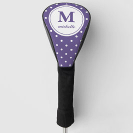 Ultraviolet | Golf | DOT gepersonaliseerd monogram Golfheadcover