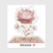 Ultraviolet Infinite Neon Blossom Vinyl Sticker (Vel)