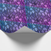 Ultraviolet mozaïekglas, verpakt papier (Hoek)