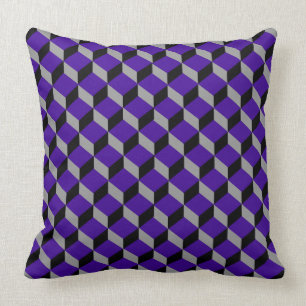 Ultraviolet optische illusie Modern patroon Kussen