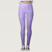 Ultraviolet paars maaspatroon leggings (Voorkant)