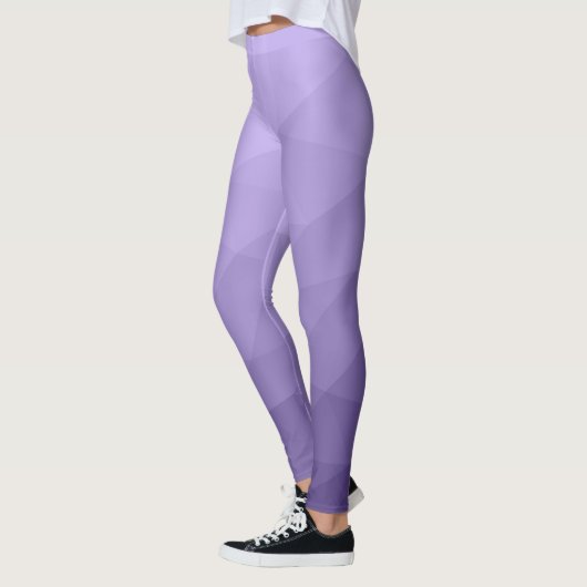 Ultraviolet paars maaspatroon leggings (Links)