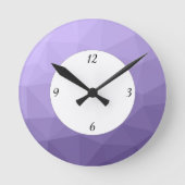 Ultraviolet paars meetbaar net ronde klok (Voorkant)