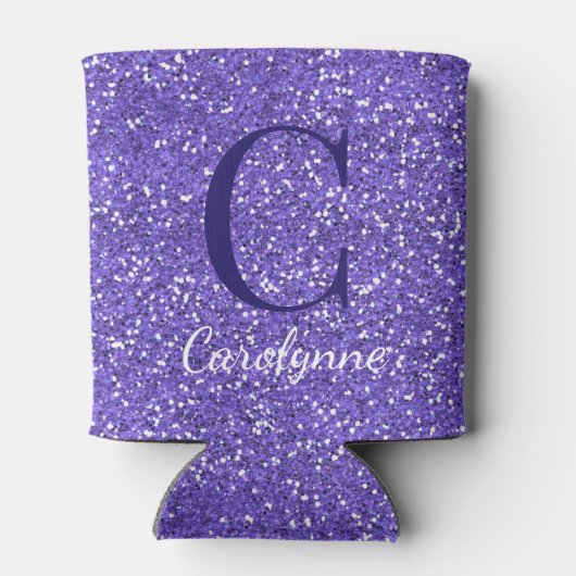 Ultraviolet Paars monogram Blikjeskoeler (Achterkant)