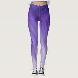 Ultraviolet paarse abstracte kunst leggings